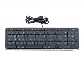 Contour Design Balance Keyboard DE, wired, Full-size (100%), Wireless, RF Wireless + USB, QWERTZ, Black