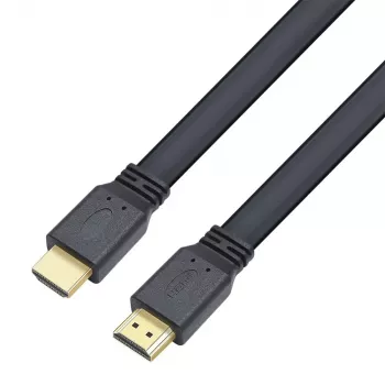 Techly HDMI 2.0 Flat Cable High Speed with Ethernet A/A M/M 1m