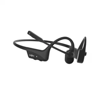 SHOKZ OpenComm2 UC 2025 Upgrade vezeték nélküli Bluetooth fejhallgató csontvezetéssel videokonferenciákhoz, USB-C töltőcsatlakozó és USB-C adapter | 16 óra beszélgetési idő, 29 m hatótávolság, 1 óra töltési idő | Zajszűrő boom-mikrofonnal és dongle-lel, fekete