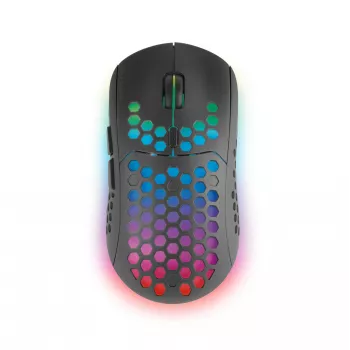 Mars Gaming MMW3, Wireless Gaming Mouse, RGB Flow, Ultralight 79g, 3200DPI, Black