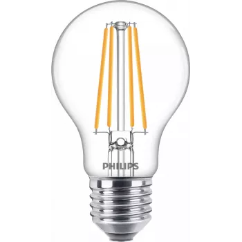 Philips LED Filament Lamp E27 3-Pack, 8.5 W (75 W Equivalent), 2700 K