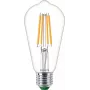 Philips Filament átlátszó izzó 60 W ST64 E27, 4 W, 60 W, E27, 840 lm, 50000 h, meleg fehér