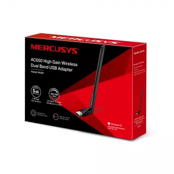 Mercusys AC650 High Gain Wireless Dual Band USB adapter