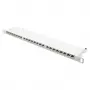 Patchpanel 48,30cm (19) Cat. 6A, 24 port, 0,5 HE, STP árnyékolt, szerszám nélküli nyitás, tisztaságfehér (RAL9010), Go (GC-N0143)