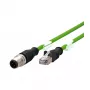 Metz 142M4D15020 Ethernet patchkábel fekete