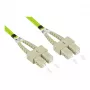 Alcasa LW-801SC5 üvegszálas kábel 1 m LSZH OM5 SC zöld (LW-801SC5)