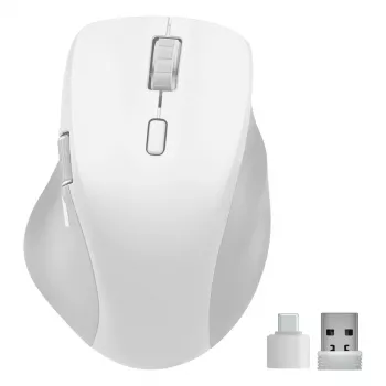 Speedlink LIBERA újratölthető vezeték nélküli Bluetooth csendes egér fehér