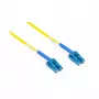 GC LW-9005LC - patch kábel optikai szál duplex OS2 9/125µ LC/LC 0.5m sárga - 0,5 m - duplex (LW-9005LC)