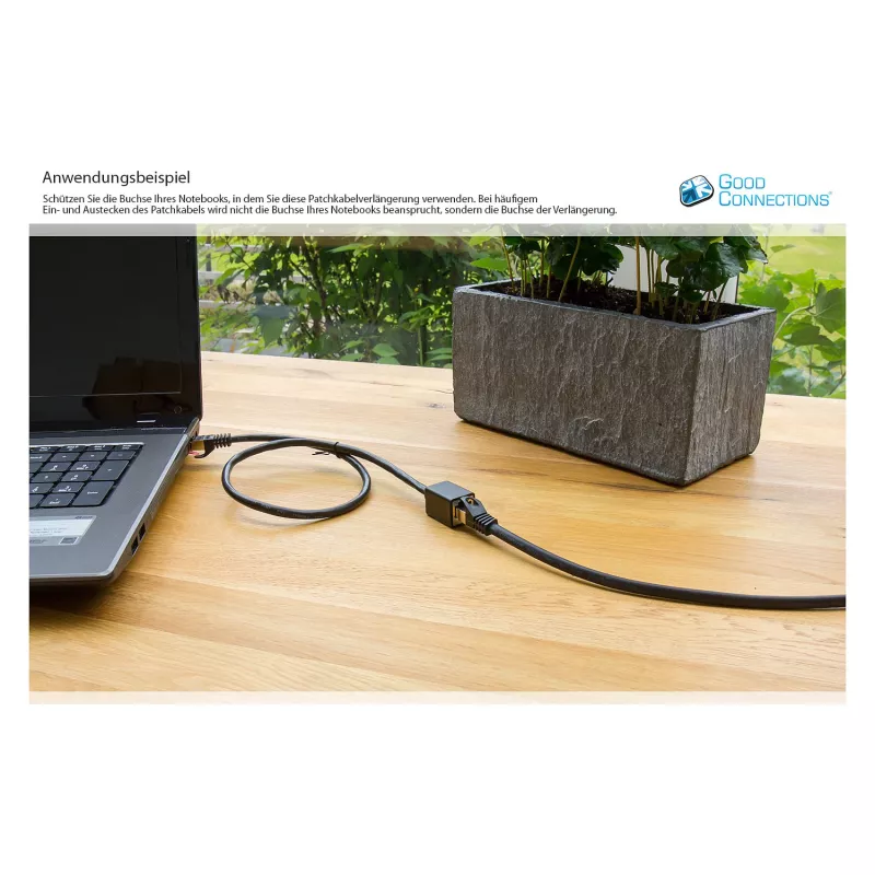 Goodconnections 8070VR-005S Ethernet patchkábel fekete