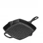 Le Creuset Signature négyzetes grillserpenyő 26 cm szaténfekete (20183260000422)