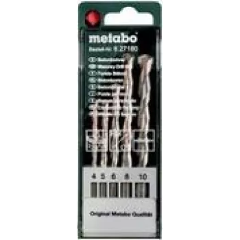 Metabo 627180000 beton csigafúró készlet — 5 részes: 4, 5, 6, 8, 10 mm