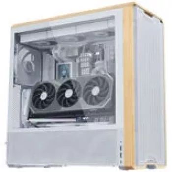 Függőleges GPU-szerelőkészlet Lian Li G89.VG4-5-V4W.00 PCIe 5.0 riser kábellel, fehér