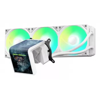 Liquid CPU Cooler TRYX PANORAMA SE ARGB 360 3D-AMOLED Display, 360mm Radiator