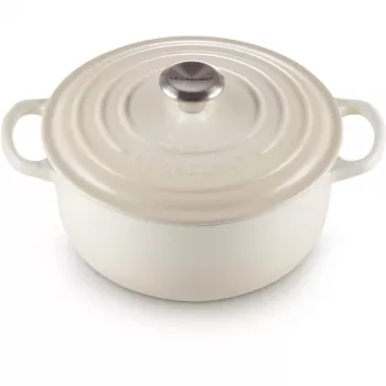 Le Creuset Signature kerek sütőedény 22 cm Meringue krém (21177227164430)