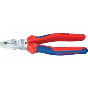 Knipex erő-kombinált fogó 180 mm, krómozott, többkomponensű burkolat