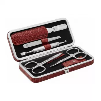 ZWILLING 97653-003-0 manikűr-pedikűr készlet – 5 részes, bőrtokkal