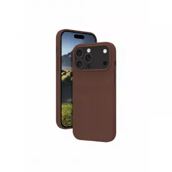 dbramante 1928 Roskilde MS – bőrtok iPhone 17 Pro Max-hoz, MagSafe-kompatibilis (sötétbarna)