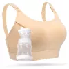Momcozy YN08 kézmentes szoptatós melltartó (XXL) – bézs, XXL méret, Momcozy pumpákkal kompatibilis