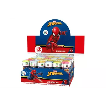 Soap bubbles 60 ml Spiderman display 36 pcs
