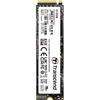 Transcend MTE712A - SSD - titkosított - 512 GB - belső - M.2 2280 (kétoldalas) - PCIe 4.0 x4 (NVMe) - 256 bites AES - Self-Encrypting Drive (SED), TCG Opal Encryption 2.0 (TS512