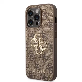 GUESS Guess GUHCP15L4GMGBR iPhone 15 Pro 6.1 piros | piros hardcase 4G Big Metal Logo
