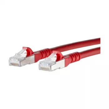 MetzConnect BTR - patch kábel - RJ-45 (M) - RJ-45 (M) - 5 m - árnyékolt - (CAT 6a) - halogénmentes - piros (1308455066-E)