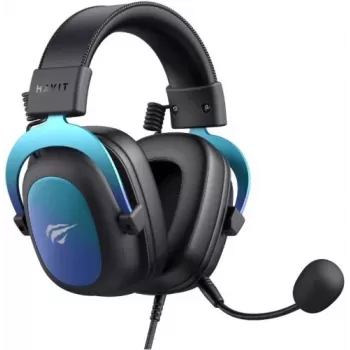 HAVIT H2002U PRO Bluetooth gamer headset mikrofonnal, fekete/kék