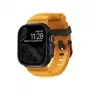 NOMAD Rocky Point szíj – Apple Watch 46 mm/49 mm-hez FKM és titán (Sol, fekete szerelvények)