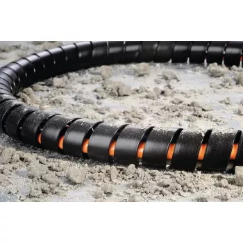 Cable insulation sleeve HellermannTyton 162-20100, black, 1 m, single piece