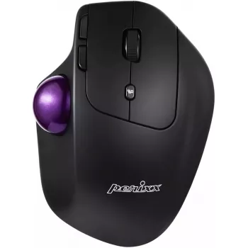 Perixx trackball mouse PERIMICE-720 — wireless 2.4 GHz and Bluetooth, ergonomic design