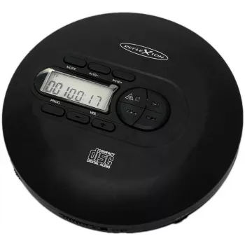 Reflexion PCD520MF Portable CD/MP3 Player (Discman), Anti-Shock, Black