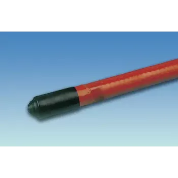 HellermannTyton 416-14047 cable protection end cap, black polyolefin, 3.2 cm