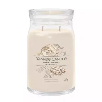 Yankee Candle Signature Warm Cashmere Large Jar Candle, 567 g