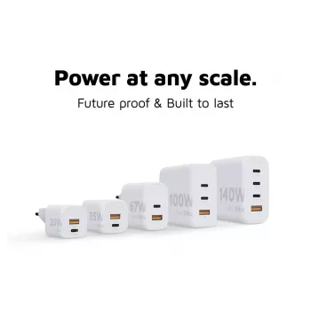 Indoor Charger Xtorm 100W GaN² Ultra Wall Charger Fast Charging 2 USB-C