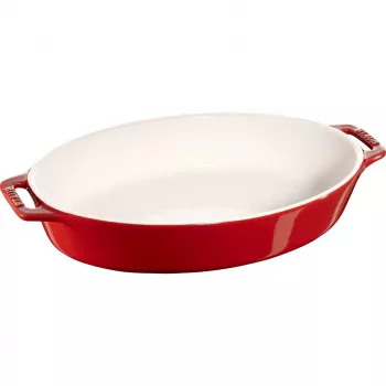 Staub ovális kerámia sütőforma, 29 cm