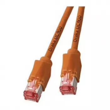 EFB RJ45 patchkábel Cat.6A S/FTP LSZH Draka UC900 TM21 narancssárga 0,25 m