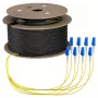 EFB Trunk kábel U-DQ(ZN)BH OS2 8E (1x8) LC-LC 90m Dca LSZH G657A1