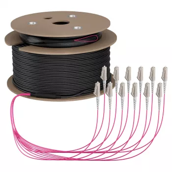 EFB trunk kábel U-DQ(ZN)BH OM4 12G (1x12) LC-LC 180m Dca LSZH
