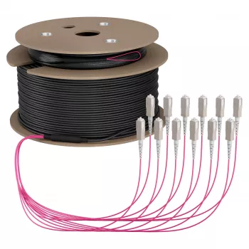 EFB Trunk kábel U-DQ(ZN)BH OM4 12G (1x12) SC-SC 190m Dca LSZH