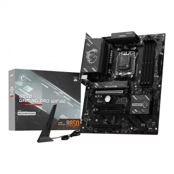 MSI B850 Gaming Pro WiFi6E motherboard, AMD AM5, DDR5, ATX, Wi-Fi 6E, Bluetooth 5.3, 2.5G LAN