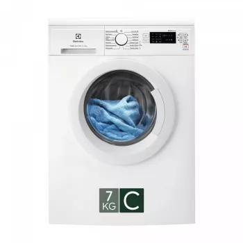 Electrolux EW2FN527WP Freestanding Front Load Washing Machine, 7 kg, 1200 rpm, Energy Class C, White