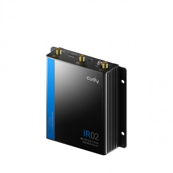 Cudy IR02 Industrial 4G LTE Cat 4 Router, Dual SIM, 2x Ethernet, DIN Rail Mount, EU IR02_EU