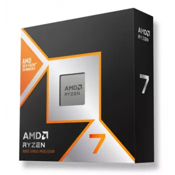 Processor AMD Ryzen 7 9800X3D 4.7 GHz 8 Cores 104 MB L2 & L3 Socket AM5