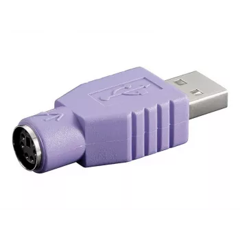 Microconnect USBA-M/PS2-F kábeladapter lila