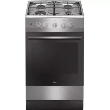 Amica 57GGH4.23ZPF Xx tűzhely, gáz, extrudát, rozsdamentes acél, 50 cm