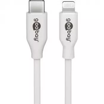 Goobay 39446 USB-kábel USB 2.0 USB-C dugó Apple Lightning dugó 1 m
