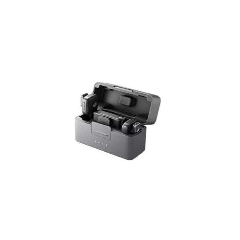 DJI Mic Mini (2 TX + 1 RX + töltőtok) vezeték nélküli mikrofonkészlet - sötétszürke