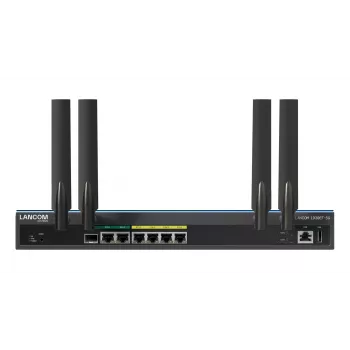 LANCOM 1930EF-5G (EU) Multi-WAN SD-WAN 5G router, 4 portos switch, 1 GbE, fekete