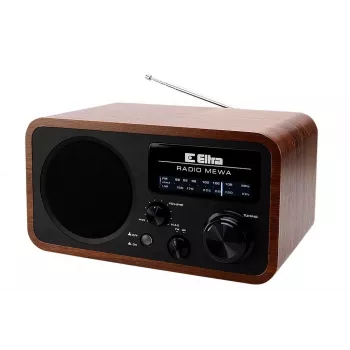 ELTRA MEWA Analog Desktop Radio, FM/LW, Black
