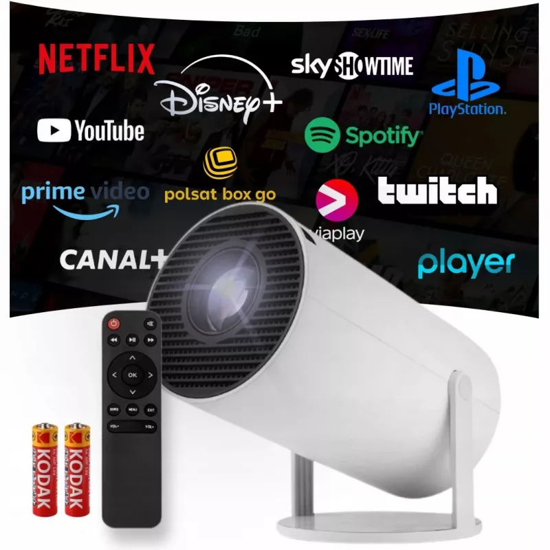 BLOW hordozható AndroidTV FullHD projektor